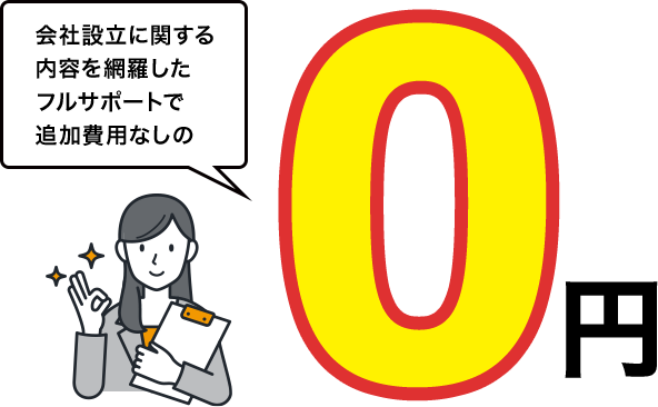 会社設立0つのフルサポートパック